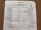 Stimmzettel Oberbrgermeisterwahl Kln #OBWahl Wahlpanne historisch wertvoll