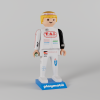 1,5 Meter groe Original Playmobil Figur Team F.A.T.